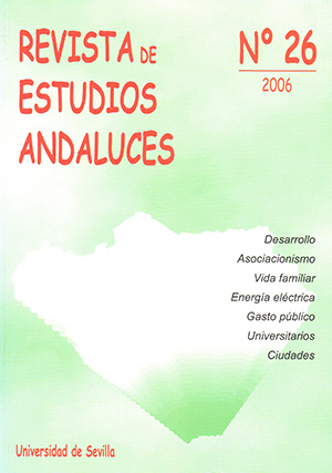 					Ver Núm. 26 (2006): REVISTA DE ESTUDIOS ANDALUCES (REA)
				