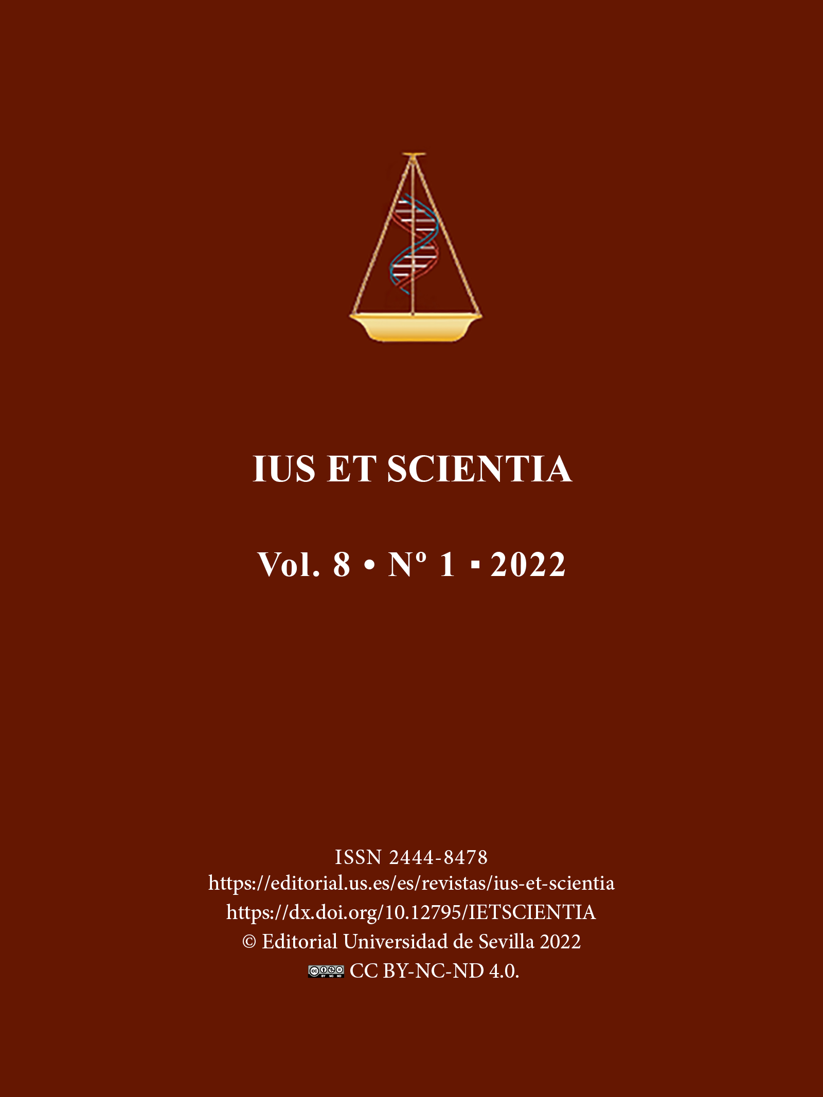 					Ver Vol. 8 Núm. 1 (2022): La sociedad de los algoritmos y el derecho digital
				